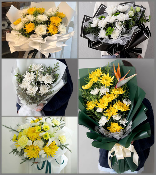 江苏南通港闸区幸福街道管园村白事花束代送
